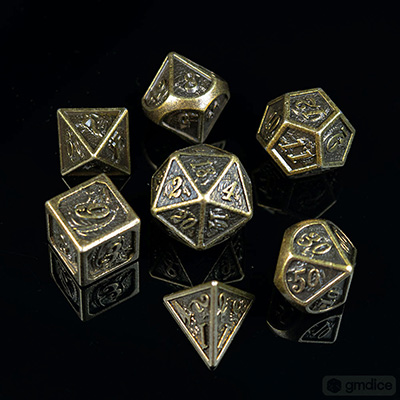 Bronze dragon dice for dnd